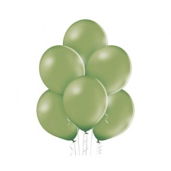 Lateksowe zielone Balony B105 - klasyczne,12" - 30 cm. 50 szt.