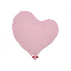 Balon foliowy różowy w kształcie "serca", 14"- 35 cm / 5 szt.