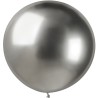 Lateksowe srebrne balony kuliste, 31” - 80 cm. 1 szt.