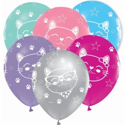 Lateksowe kolorowe balony z...