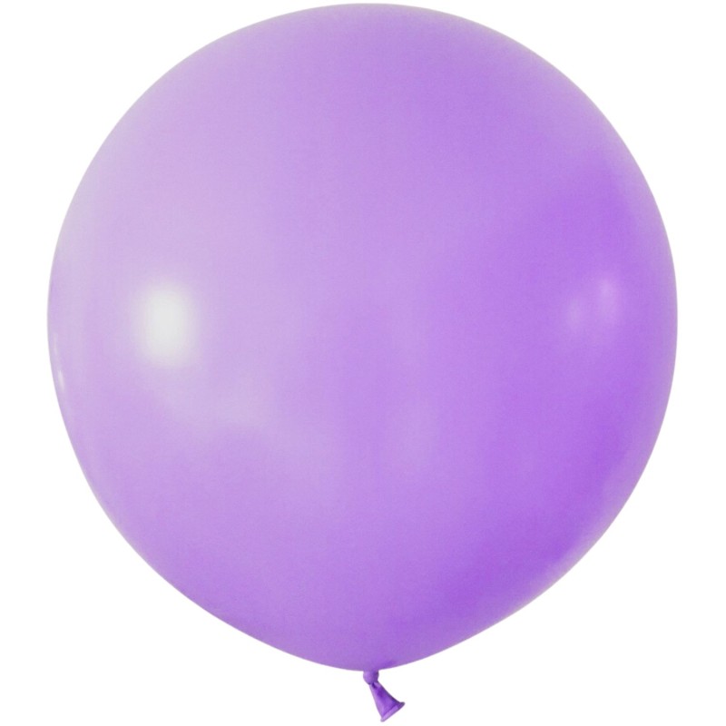 Lateksowe okrągłe Balony Beauty&Charm, fioletowe, lawendowe 24"/ 2 szt.