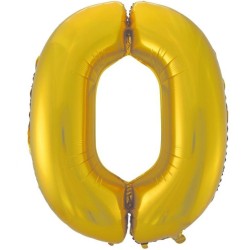 Balon foliowy złoty matowy...