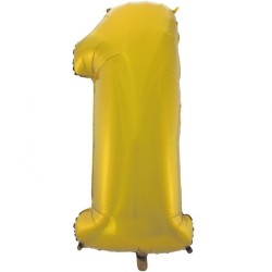 Balon foliowy złoty matowy...