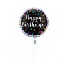 Foliowe Balony kolorowe z napis. "Happy Birthday". 18" - 46 cm / 1 szt.
