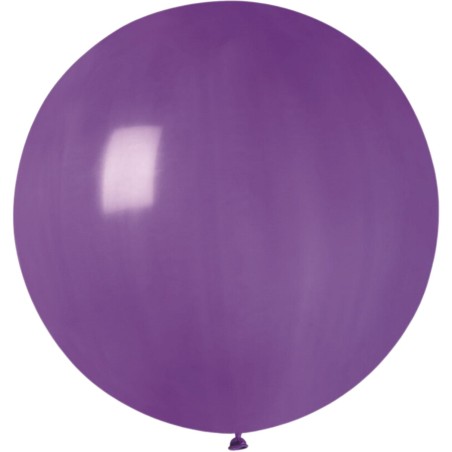 Lateksowe fioletowe balony kuliste, 31” - 80 cm. 1 szt.