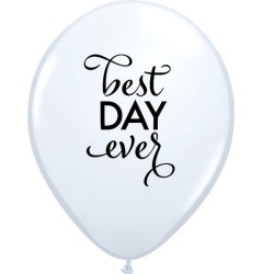 Lateksowe białe balony z...