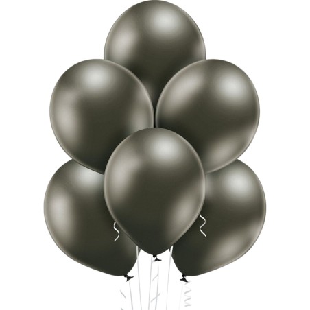 Lateksowe czarne balony klasyczne, 12” - 30 cm. 50 szt.