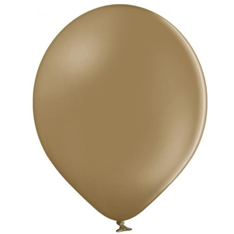 Lateksowe brązowe Balony B85 - klasyczne, 10" - 25 cm. 50 szt.