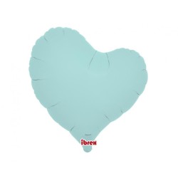 Balon foliowy niebieski w kształcie "serca", 14"- 35 cm / 5 szt.