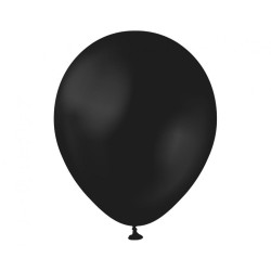 Lateksowe klasyczne Balony Beauty&Charm, pastelowe czarne 5"/ 20 szt.