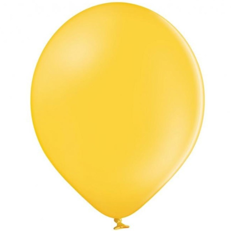 Lateksowe żółte Balony B85 - klasyczne, 10" - 25 cm. 100 szt.