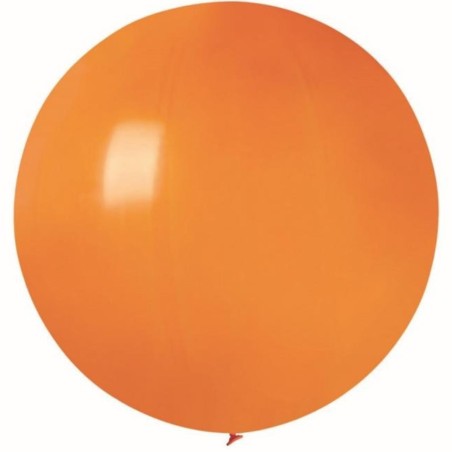 Lateksowe pomarańczowe balony kuliste, 31” - 80 cm. 1 szt.