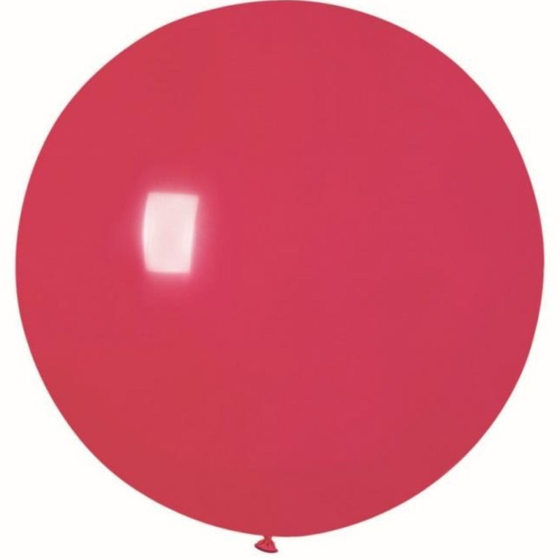 Lateksowe czerwone balony kuliste, 31” - 80 cm. 1 szt.