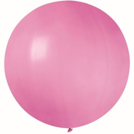 Lateksowe różowe balony kuliste, 31” - 80 cm. 1 szt.