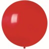 Lateksowe czerwone balony kuliste, 31” - 80 cm. 1 szt.