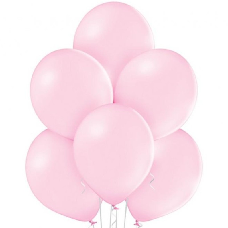 Lateksowe różowe Balony B105 - klasyczne, 12" - 30 cm. 50 szt.