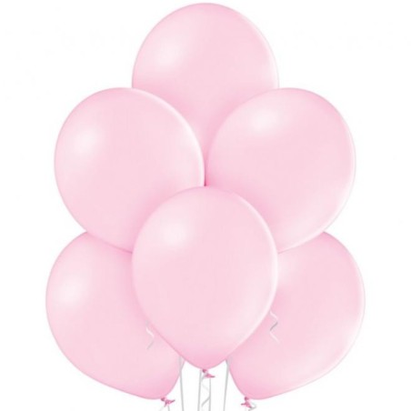 Lateksowe różowe Balony B105 - klasyczne, 12" - 30 cm. 50 szt.