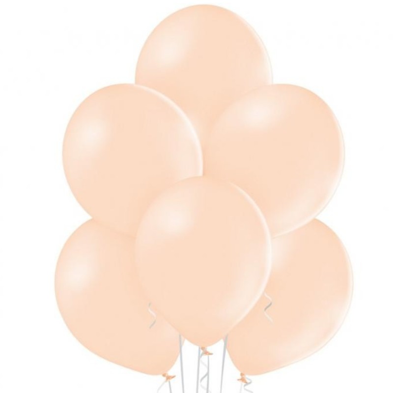 Lateksowe pomarańczowe Balony B105 - klasyczne, 12" - 30 cm. 50 szt.