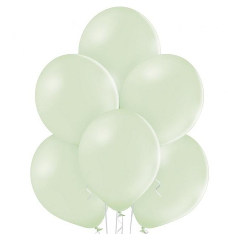 Lateksowe zielone Balony B105 - klasyczne, 12" - 30 cm. 50 szt.