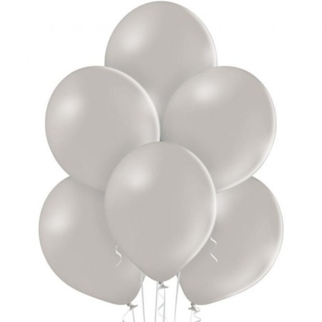 Lateksowe szare Balony B105 - klasyczne, 12" - 30 cm. 50 szt.
