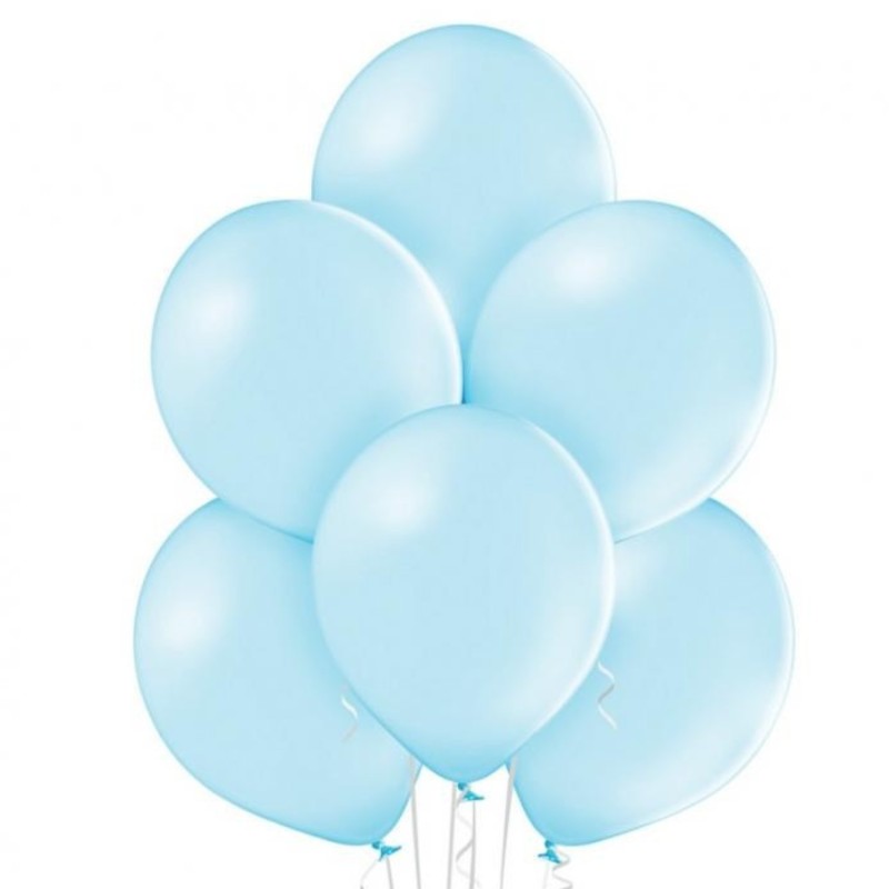 Lateksowe niebieskie Balony B105 - klasyczne,12" - 30 cm. 50 szt.