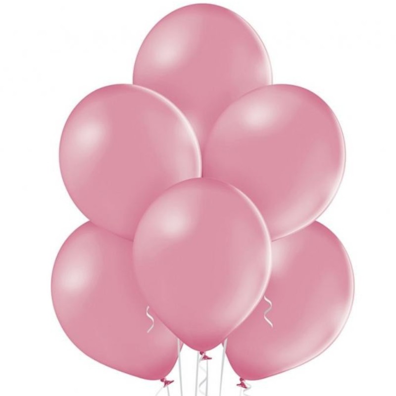 Lateksowe różowe Balony B105 - klasyczne,12" - 30 cm. 50 szt.