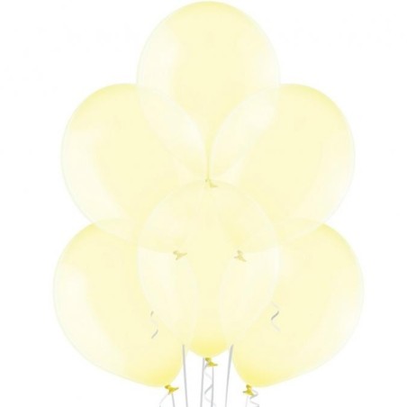 Lateksowe żółte Balony B105 Crystal Soap Yellow 100 szt.