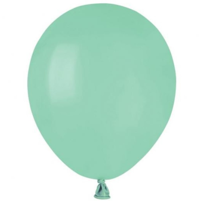 Lateksowe zielone Balony A50 - klasyczne, 5" - 13 cm. 100 szt.