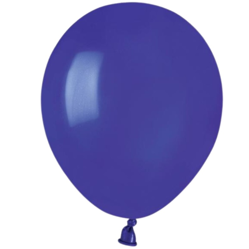 Lateksowe granatowe Balony A50 - klasyczne, 5" - 13 cm. 100 szt.