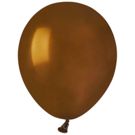 Lateksowe brązowe Balony A50 - klasyczne, 5" - 13 cm. 100 szt.