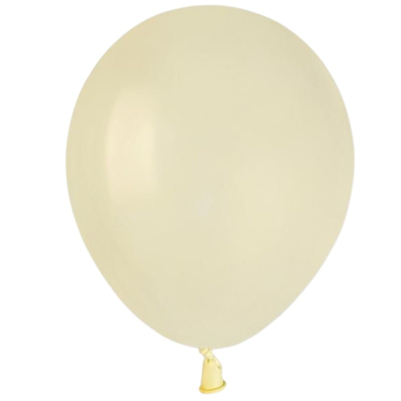 Lateksowe beżowy Balony A50 - klasyczne, 5" - 13 cm. 100 szt.