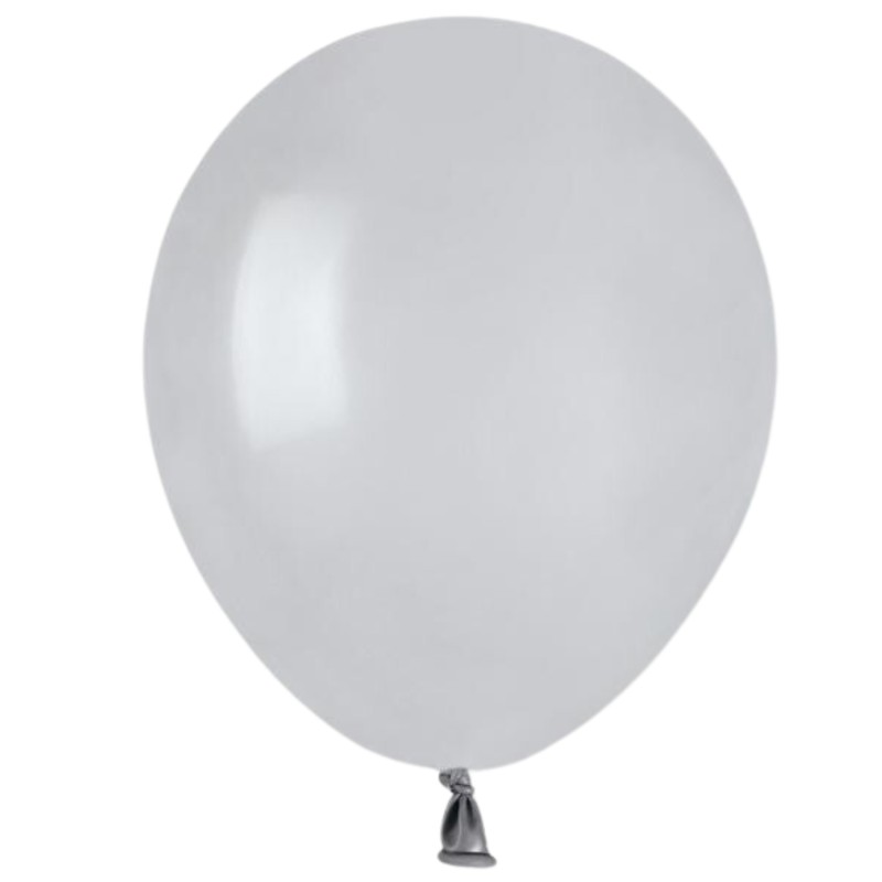 Lateksowe szare Balony A50 - klasyczne, 5" - 13 cm. 100 szt.