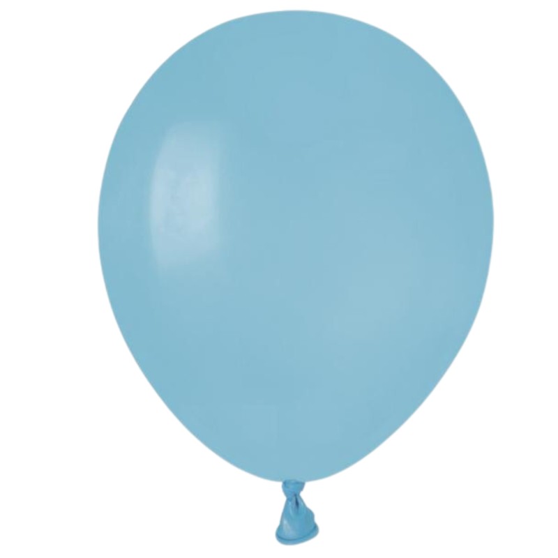 Lateksowe niebieskie Balony A50 - klasyczne, 5" - 13 cm. 100 szt.