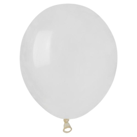 Lateksowe przezroczyste Balony A50 - klasyczne, 5" - 13 cm. 100 szt.