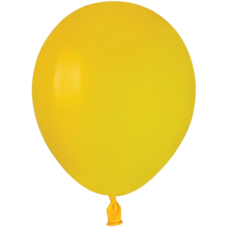 Lateksowe żółte Balony A50 - klasyczne, 5" - 13 cm. 100 szt.