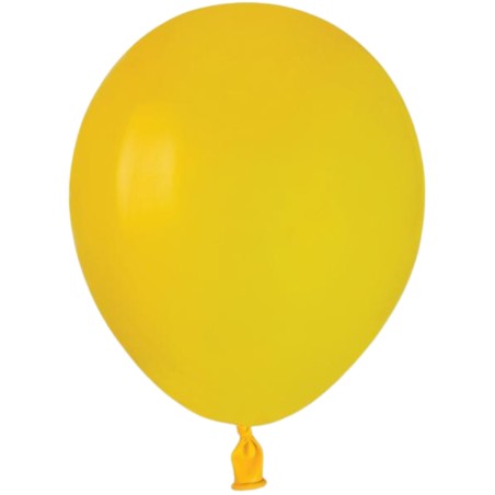 Lateksowe żółte Balony A50 - klasyczne, 5" - 13 cm. 100 szt.