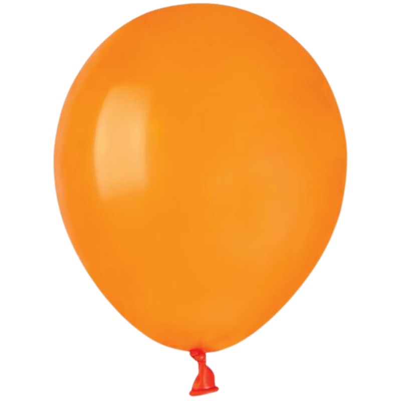Lateksowe pomarańczowe Balony A50 - klasyczne, 5" - 13 cm. 100 szt.