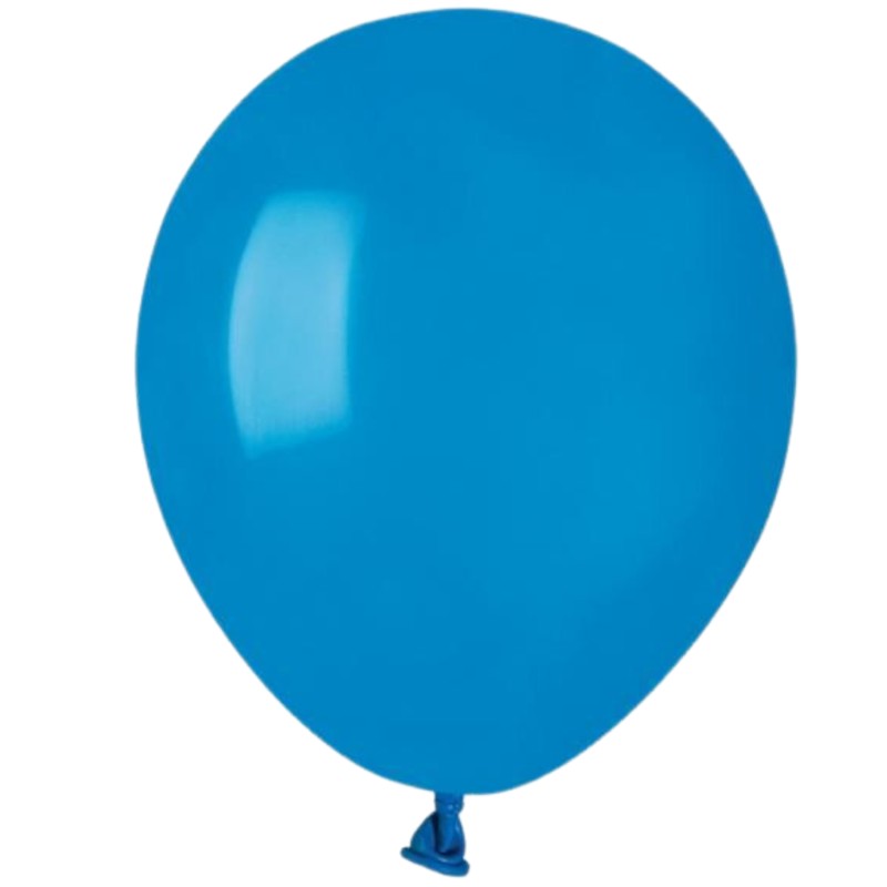 Lateksowe niebieskie Balony A50 - klasyczne, 5" - 13 cm. 100 szt.