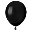 Lateksowe czarne Balony A50 - klasyczne, 5" - 13 cm. 100 szt.