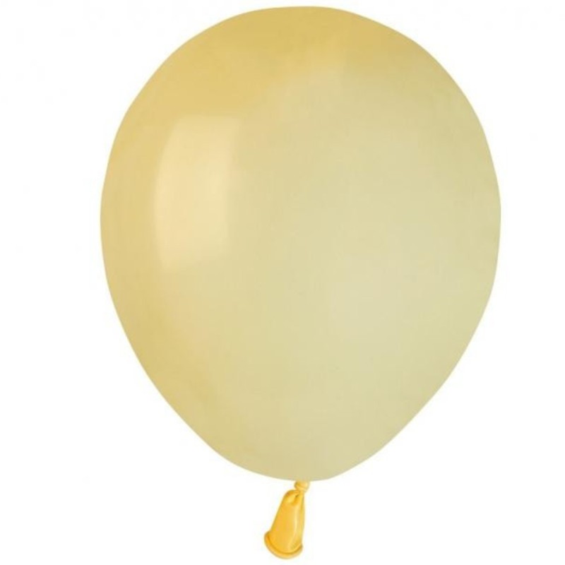 Lateksowe żołte Balony A50 - klasyczne, 5" - 13 cm. 100 szt.