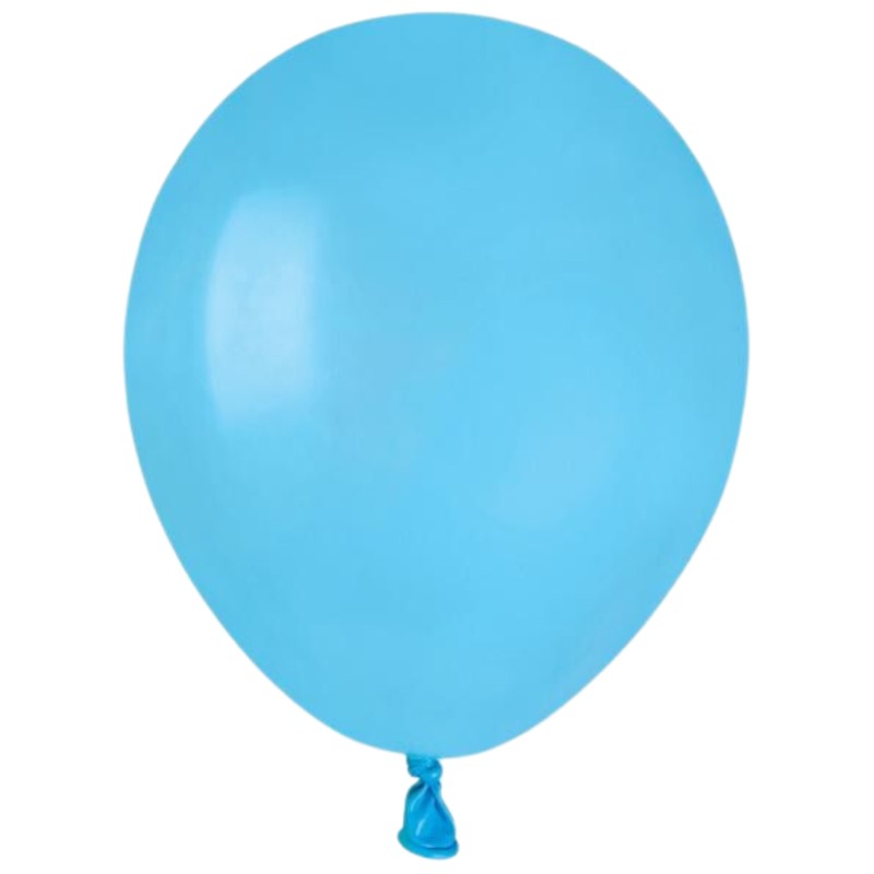 Balony niebieskie Balony A50 - klasyczne, 5" - 13 cm. 100 szt.