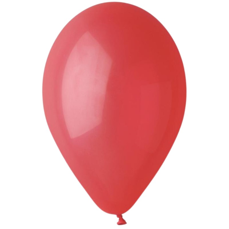 Lateksowe czerwone Balony A80 - klasyczne, 8" - 21 cm. 100 szt.