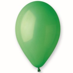 Lateksowe zielone Balony A80 - klasyczne, 8" - 21 cm. 100 szt.