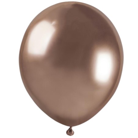 Lateksowe złote Balony AB50 shiny - klasyczne, 5" - 13 cm. 100 szt.
