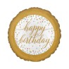 Foliowe Balony kolorowe z napisem "Happy Birthday"(Confetti). 18"- 46 cm / 1 szt.