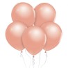 Lateksowe różowo-złote balony metalik  12" - 30 cm. 10 szt.