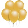 Lateksowe złote balony metalik  12" - 30 cm. 10 szt.