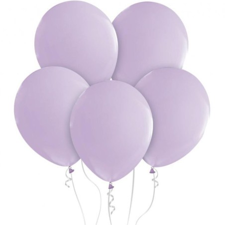 Lateksowe fioletowe balony pastelowe 12" - 30 cm. 10 szt.