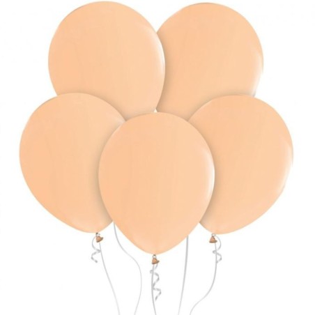 Lateksowe pomarańczowe balony pastelowe 12" - 30 cm. 10 szt.