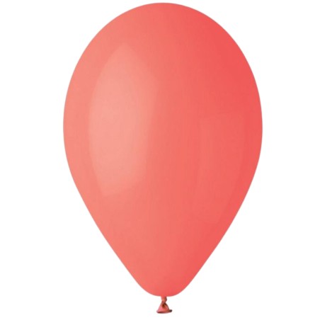 Lateksowe czerwone Balony G90 pastel - klasyczne, 10" - 25 cm. 100 szt.